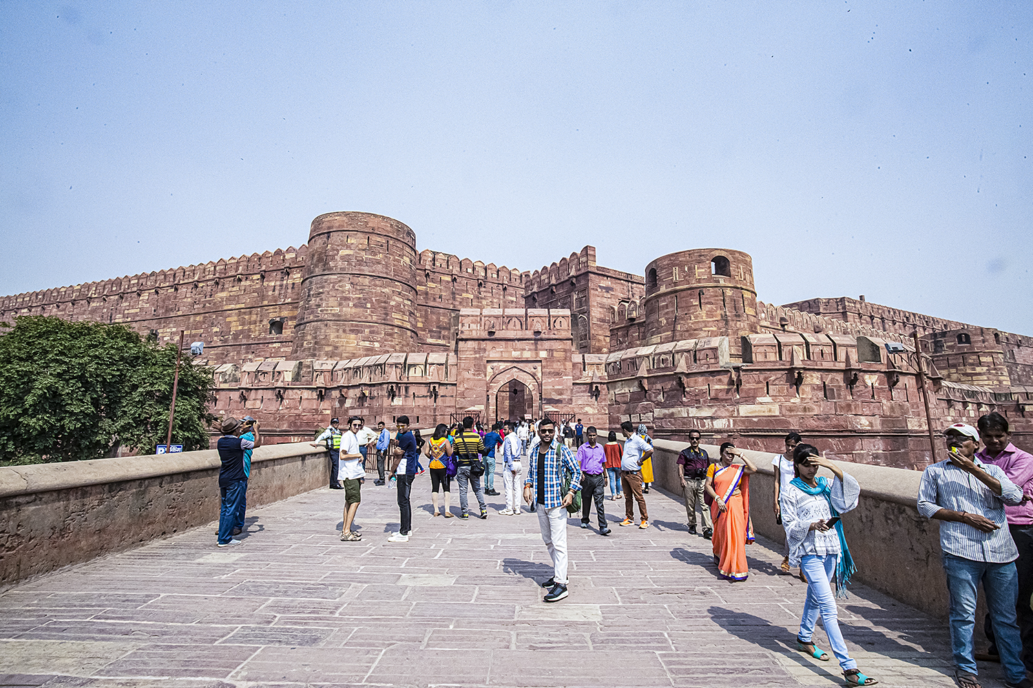 Fortress at Agra, India.