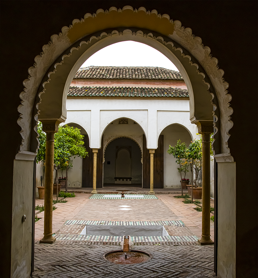 Archway and Gardens, Malaga (Gibalfaro)