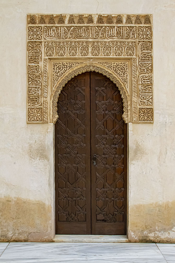 Doorway at the Al Hambra Palace